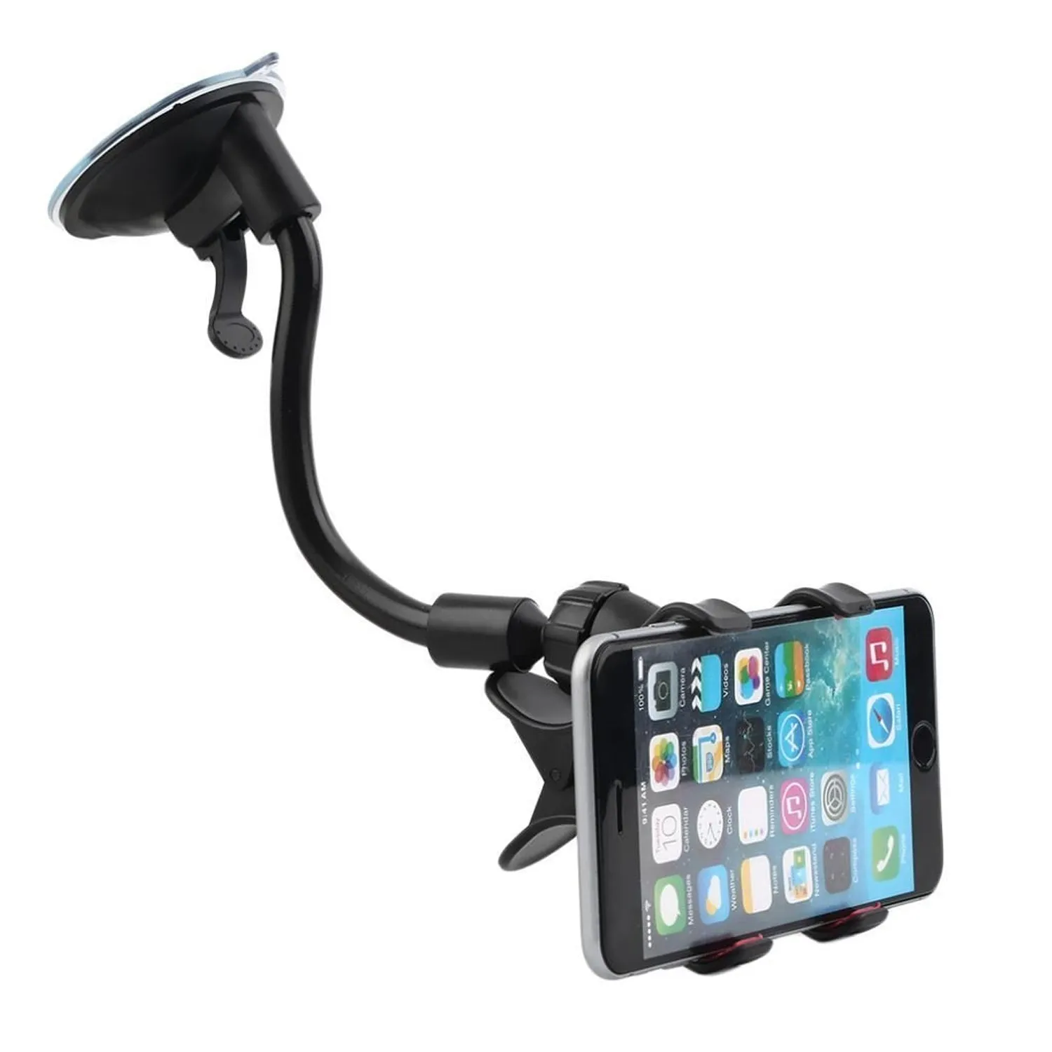 Flexible Mobile Stand Multi Angle Adjustment with 360 Degree Adjustment For Car & Home Use Mobile Stand