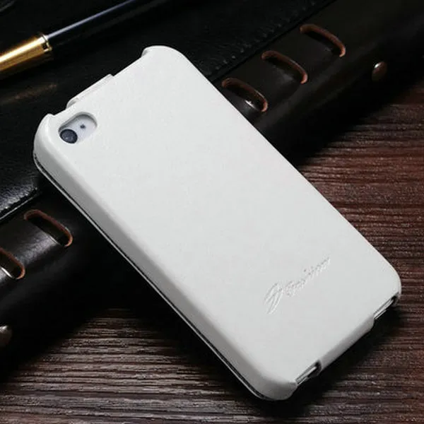 Flip Cover Case For iPhone 4 4S PU Leather Cover Phone Bag Coque For Apple iPhone 4S Case Luxury Business Style TOMKAS