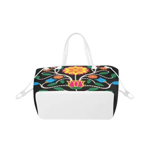 Floral Beadwork-03 Clover Canvas Tote Bag