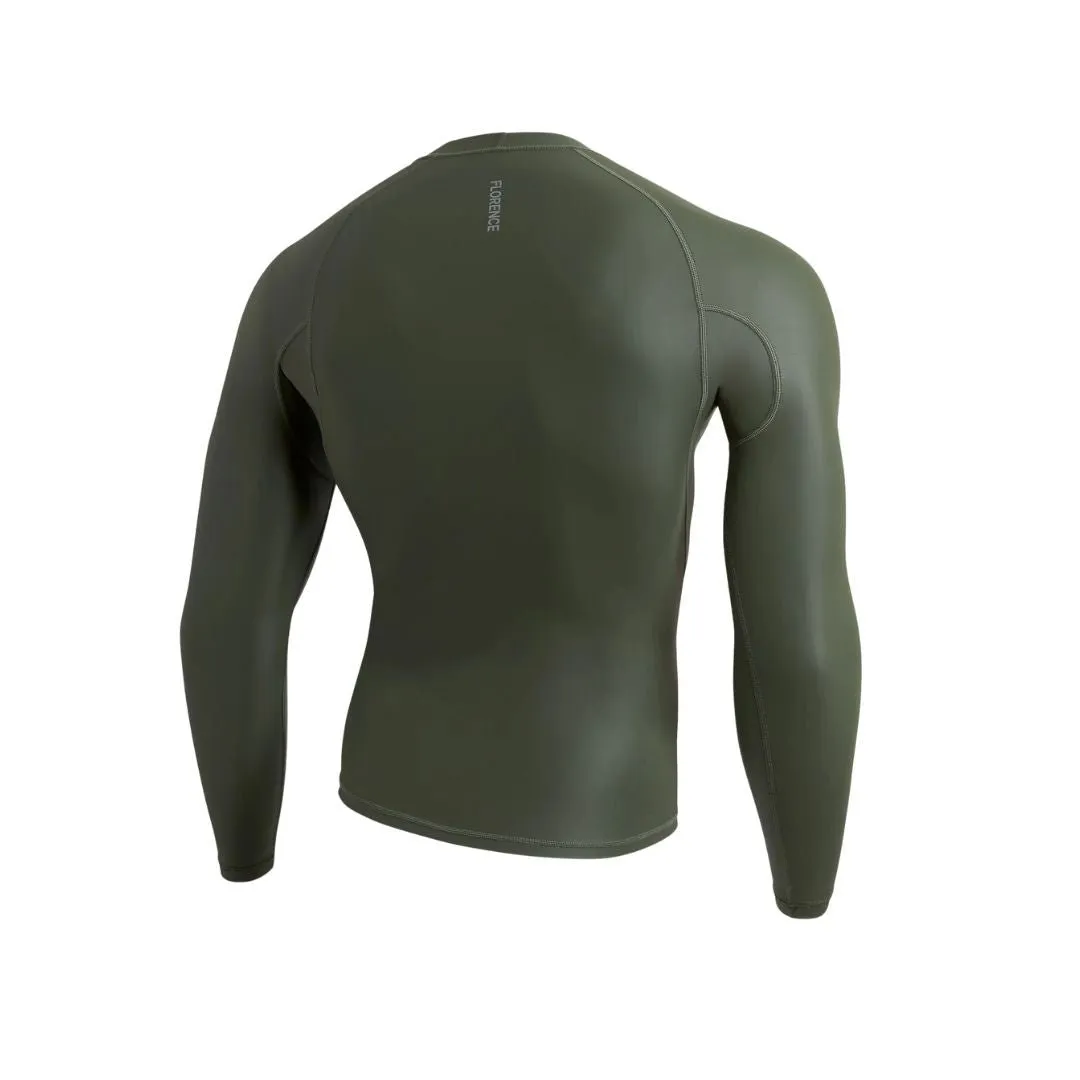 Florence Marine X Rashguard WINDSHIELD Long Sleeves (Small-XLarge) Thyme