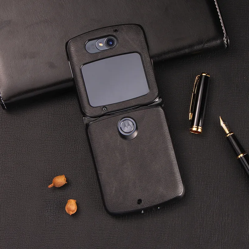 Folding screen leather phone case