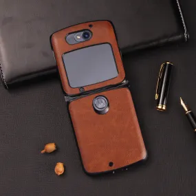 Folding screen leather phone case