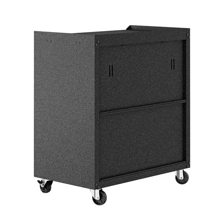 Fortress 31.5" Mobile Garage Cabinet with Shelves