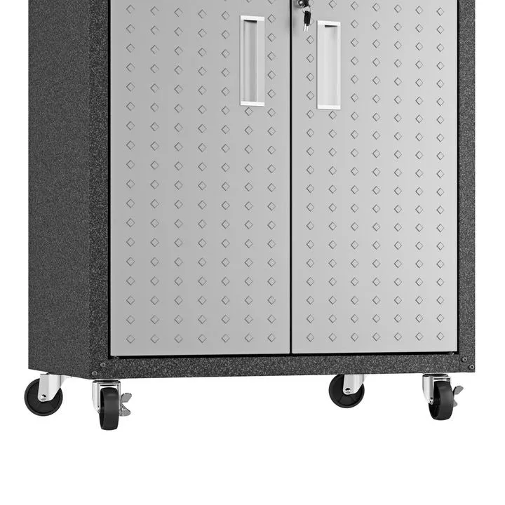 Fortress 31.5" Mobile Garage Cabinet with Shelves