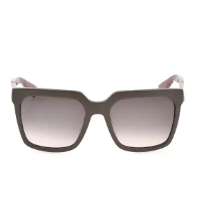 Furla Unisex Gradient Brown Square Sunglasses