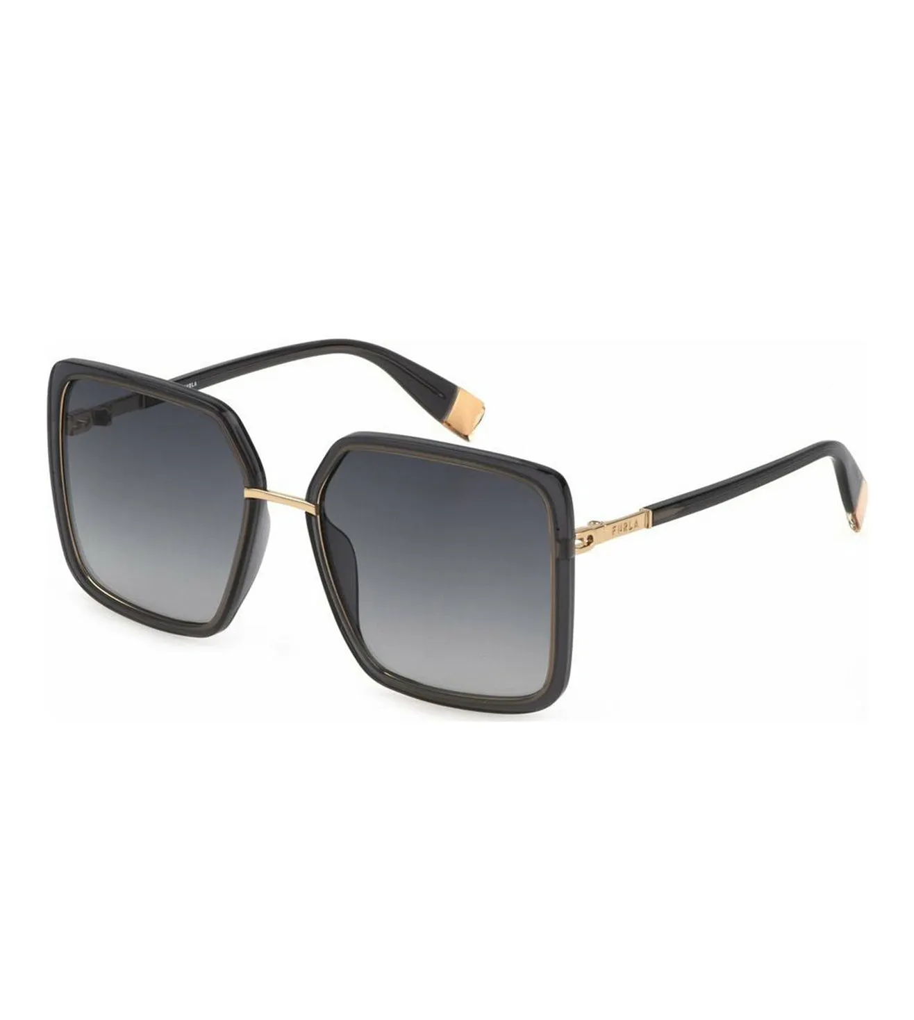 Furla Women's Smoke Gradient Square Sunglasses