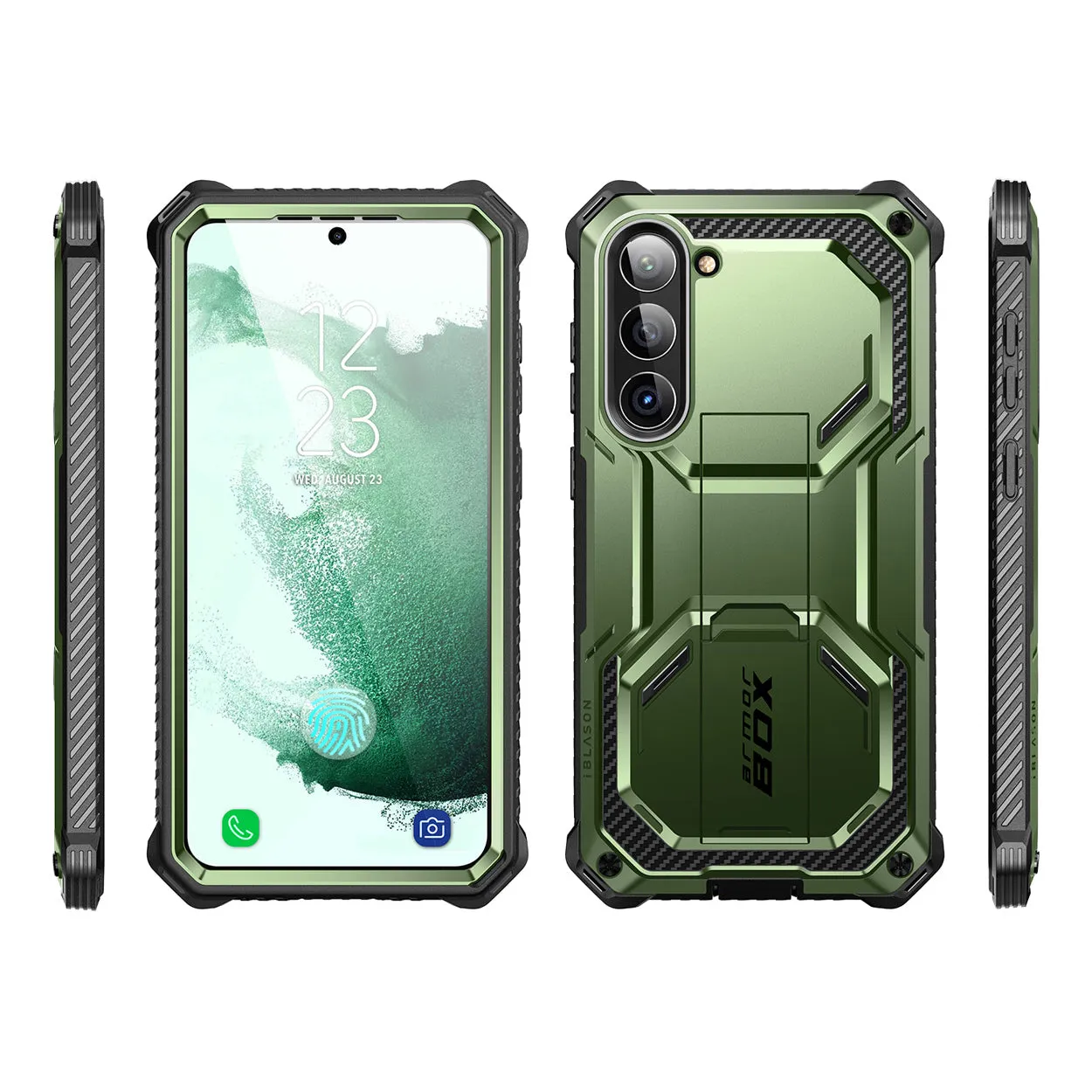 Galaxy S23  Armorbox Case - Dark Green