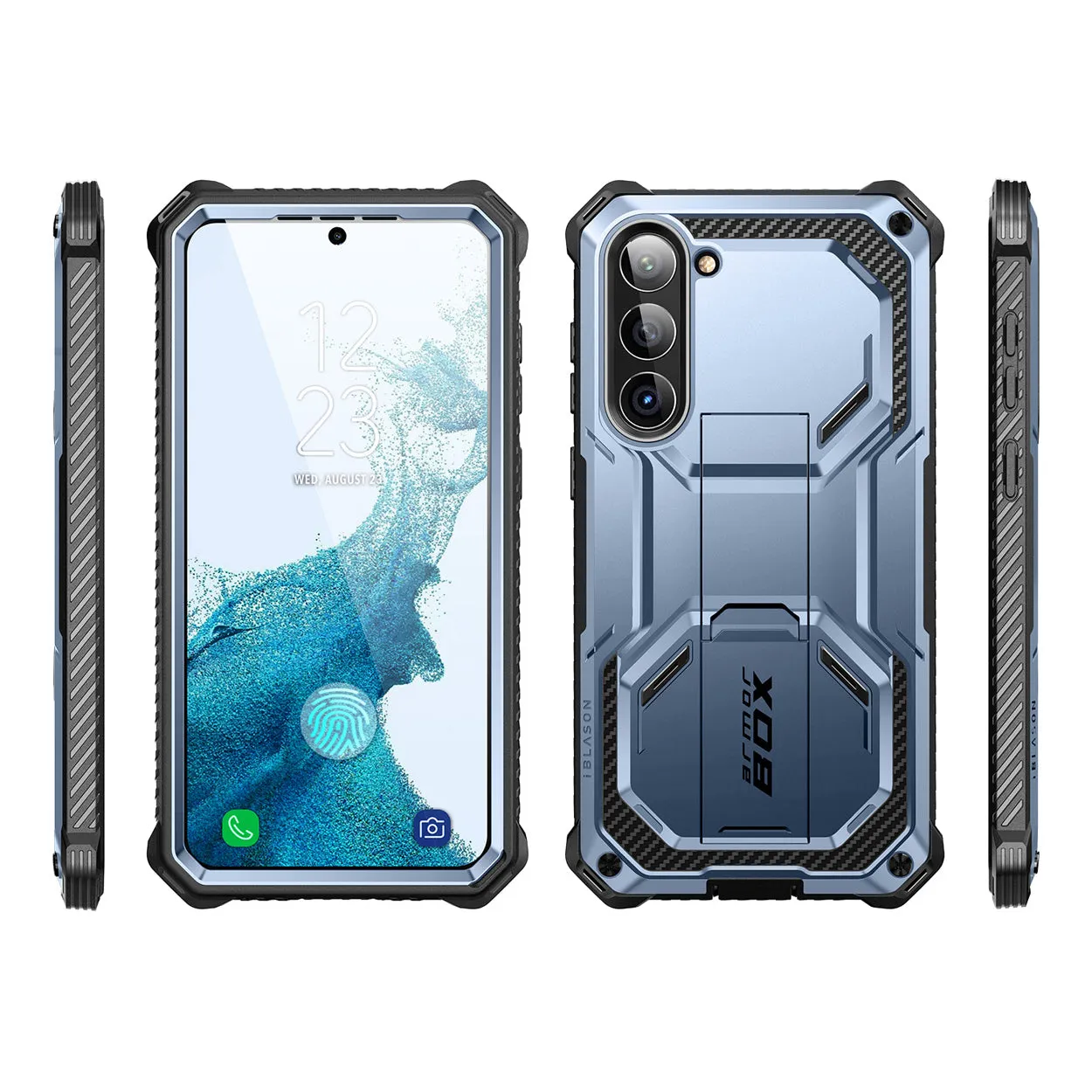 Galaxy S23  Armorbox Case - Metallic Blue