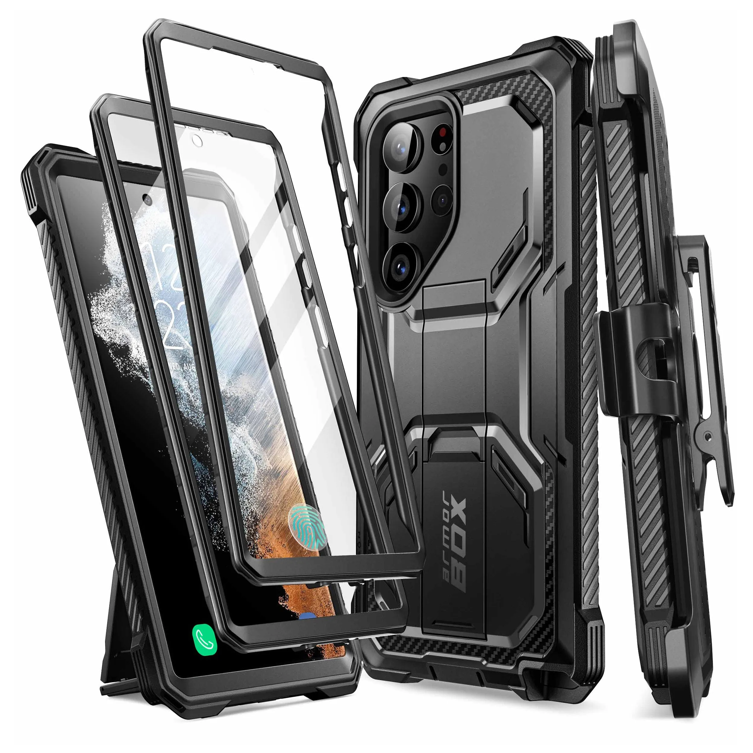 Galaxy S23 Ultra Armorbox Case - Black