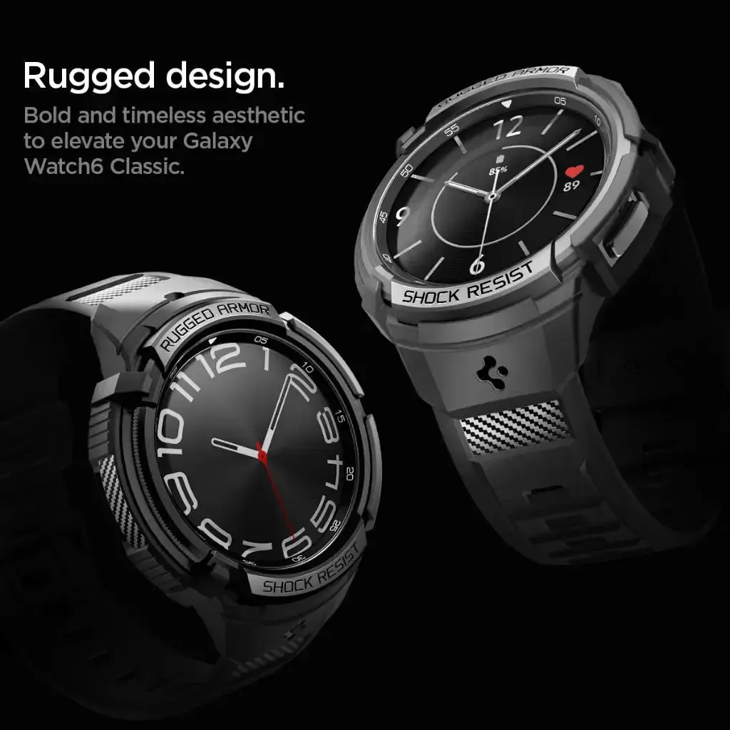 Galaxy Watch 6 Classic Case (43mm) Rugged Armor Pro