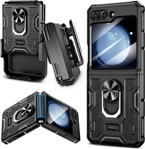 Galaxy Z Flip 5 Case Hinge Protection Military Grade Shockproof Case