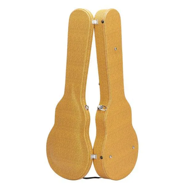 Glarry Hard-Shell Electric Guitar Case for GLP Style Electric Guitar Bulge Surface Yellow