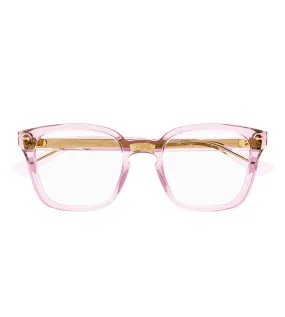 Gucci Unisex Pink Square Optical Frame