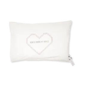 Handprinted Junior Cushion (Kid’s pillow) – Home is where my mum is