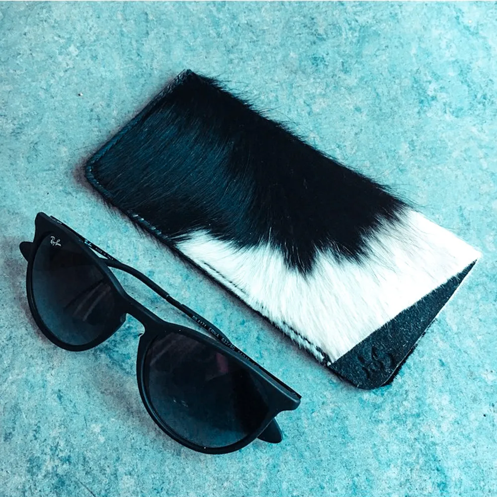 HARALD eyeglass case, cow fur