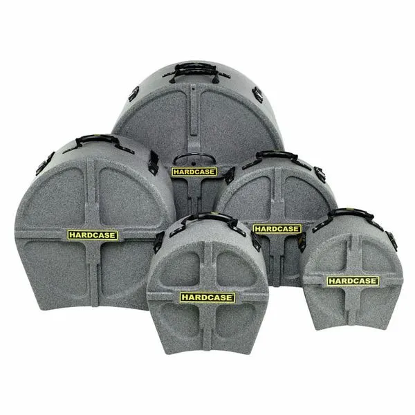 Hardcase HPFUSION2G 5 Piece Fusion2 Drum Case Set (Granite)