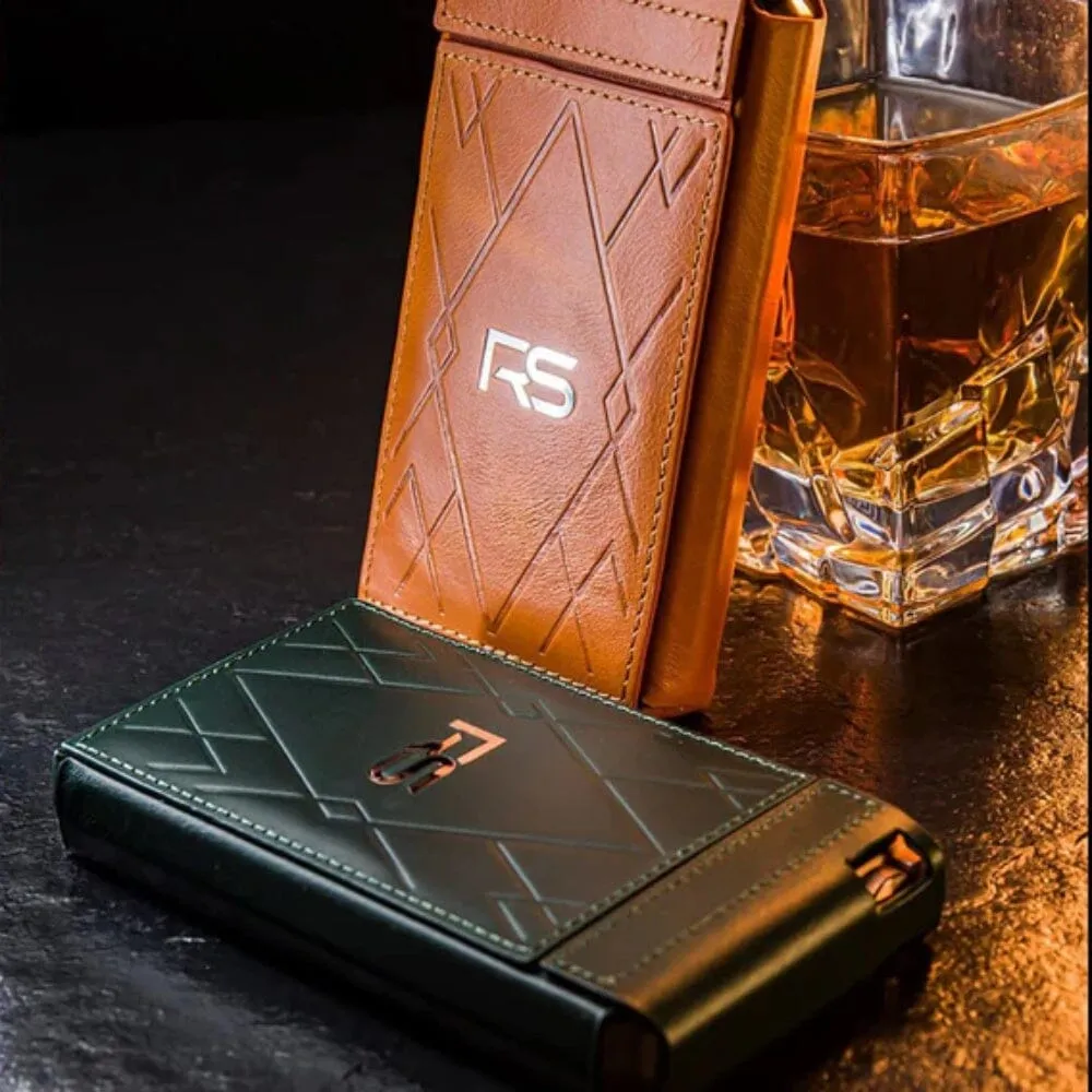 HiBy RS6 Brown Leather Case