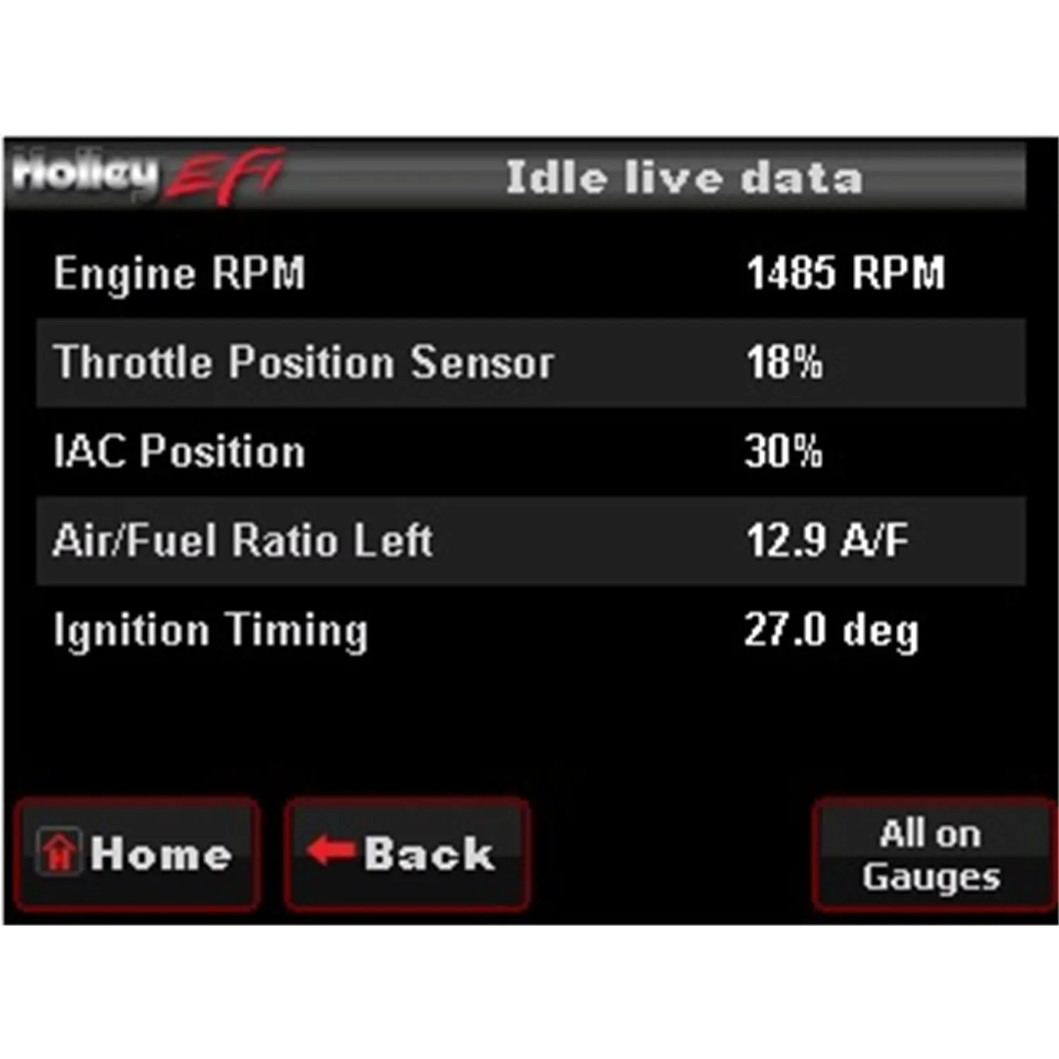 Holley EFI LCD Touch Screen Controller - 3.5" Screen