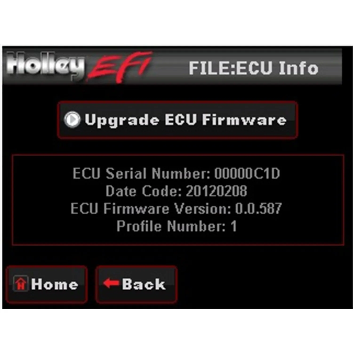 Holley EFI LCD Touch Screen Controller - 3.5" Screen