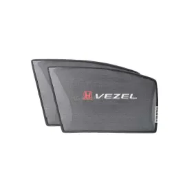 Honda Vezel Foldable & Flexible Side Sunshade With Logo - Model 2013-2021 - Sun Shade | Parda