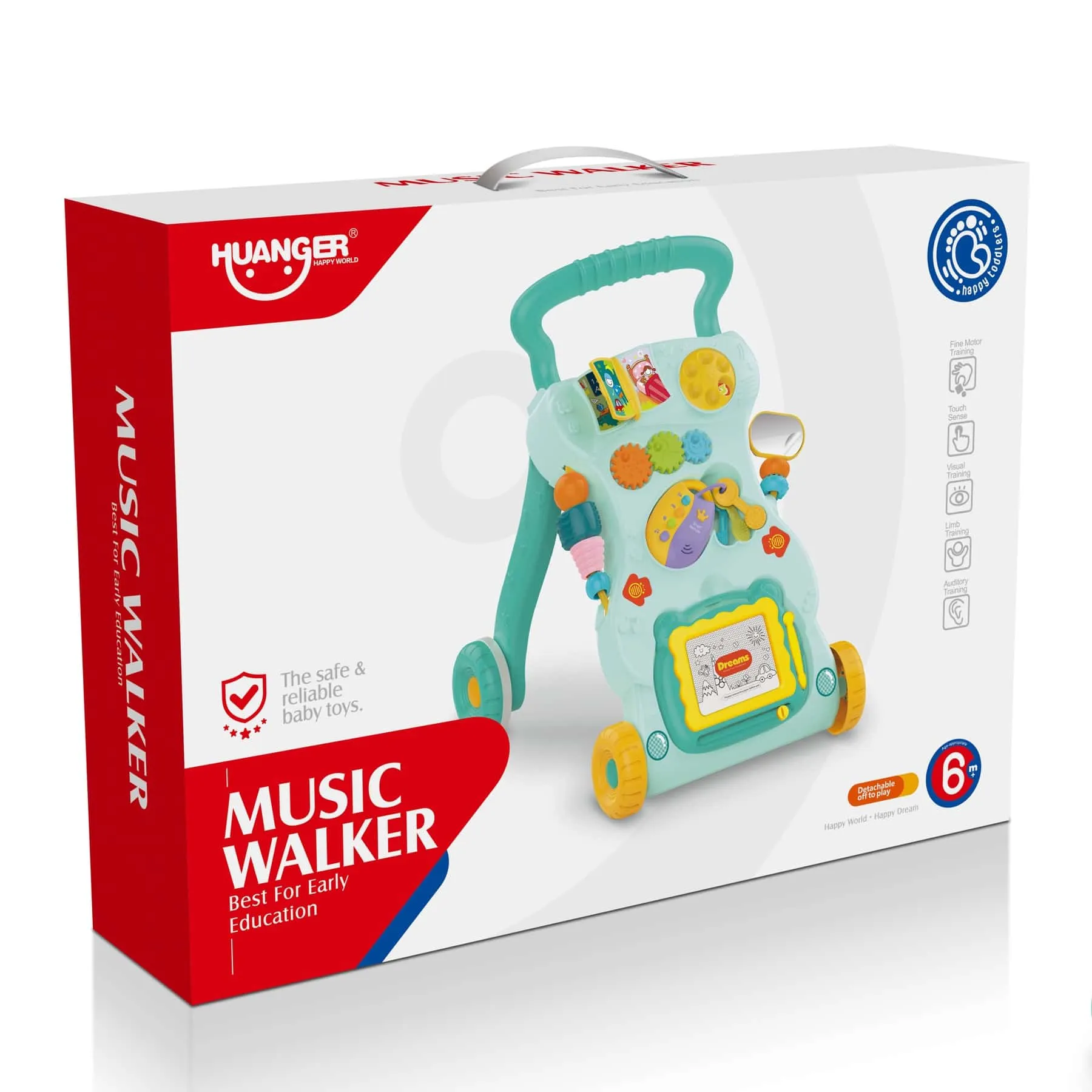 Huanger Musical Activity Walker for Kids