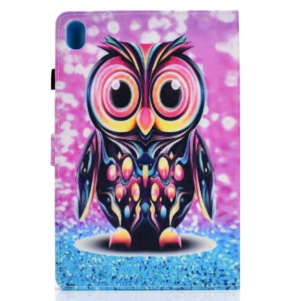 Huawei MediaPad M6 10.8 pretty pattern leather flip case - Owl Pattern