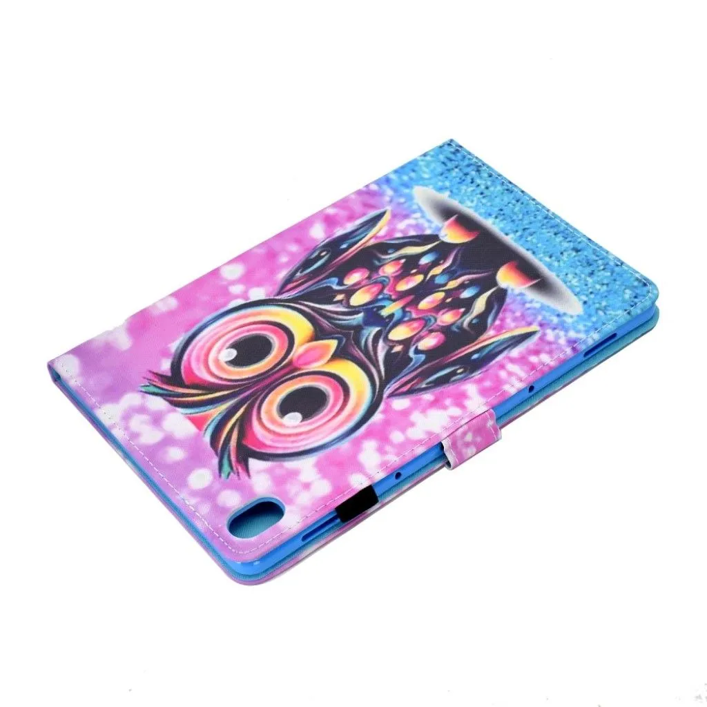 Huawei MediaPad M6 10.8 pretty pattern leather flip case - Owl Pattern