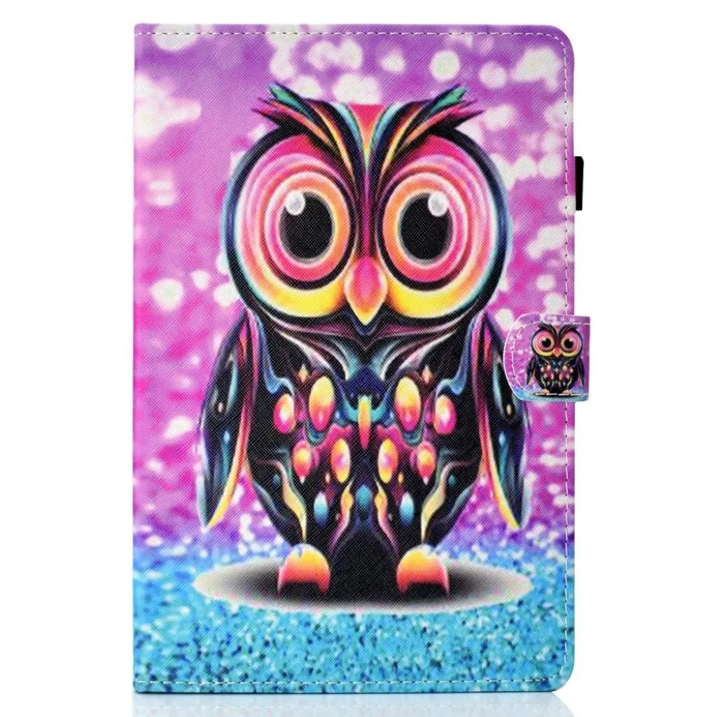 Huawei MediaPad M6 10.8 pretty pattern leather flip case - Owl Pattern