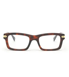 Hublot Unisex Havana Rectangular Optical Frame