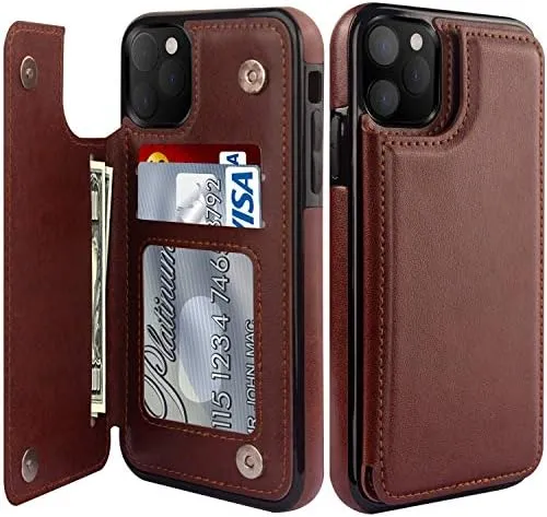 i Phone 16 Pro Max Case Flip Folio Leather Wallet Designs Protective Phone Case