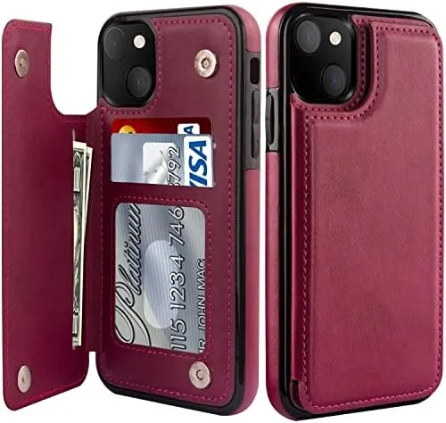 i Phone 16 Pro Max Case Flip Folio Leather Wallet Designs Protective Phone Case