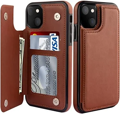 i Phone 16 Pro Max Case Flip Folio Leather Wallet Designs Protective Phone Case