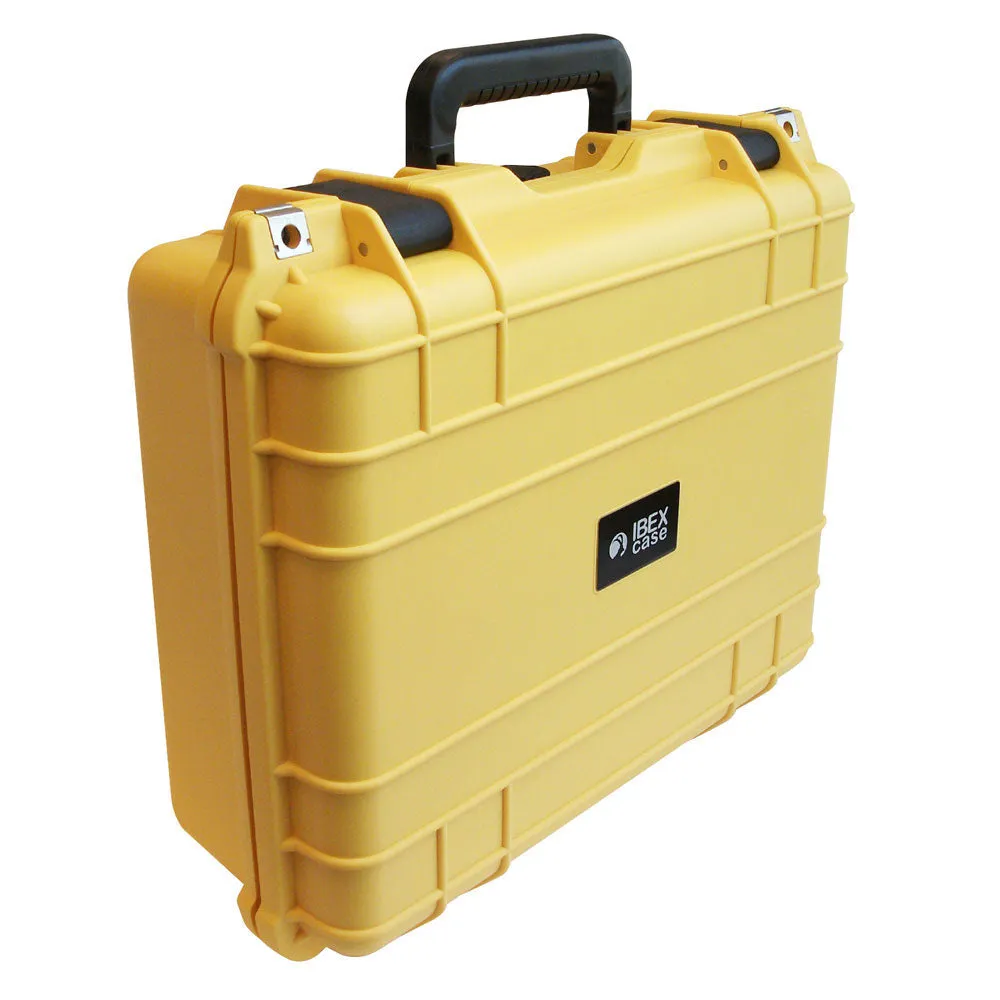 IBEX Protective Case 1505 with foam, 16.9 x 15 x 6.1", Yellow (IC-1505YL)