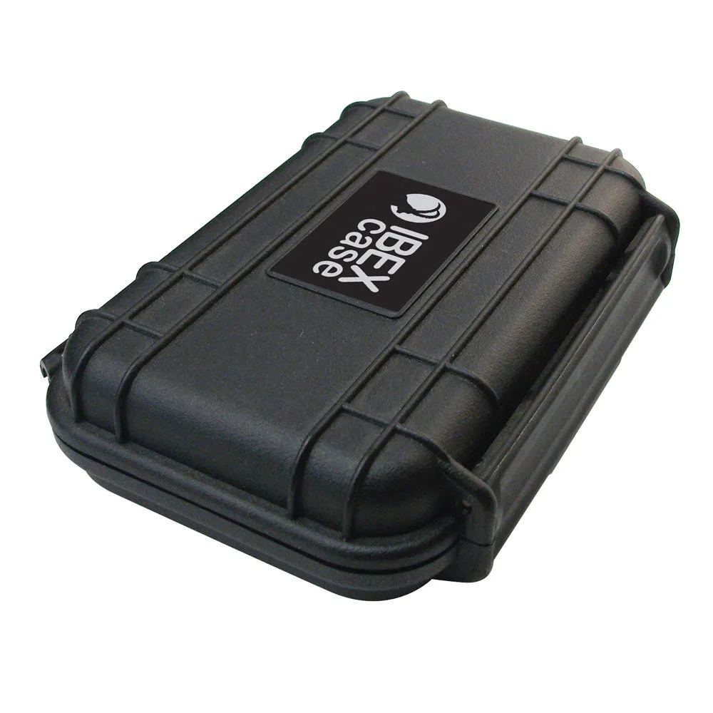 IBEX Protective Case 500 with foam, 5.1 x 3.5 x 1.3", Black (IC-500BK)