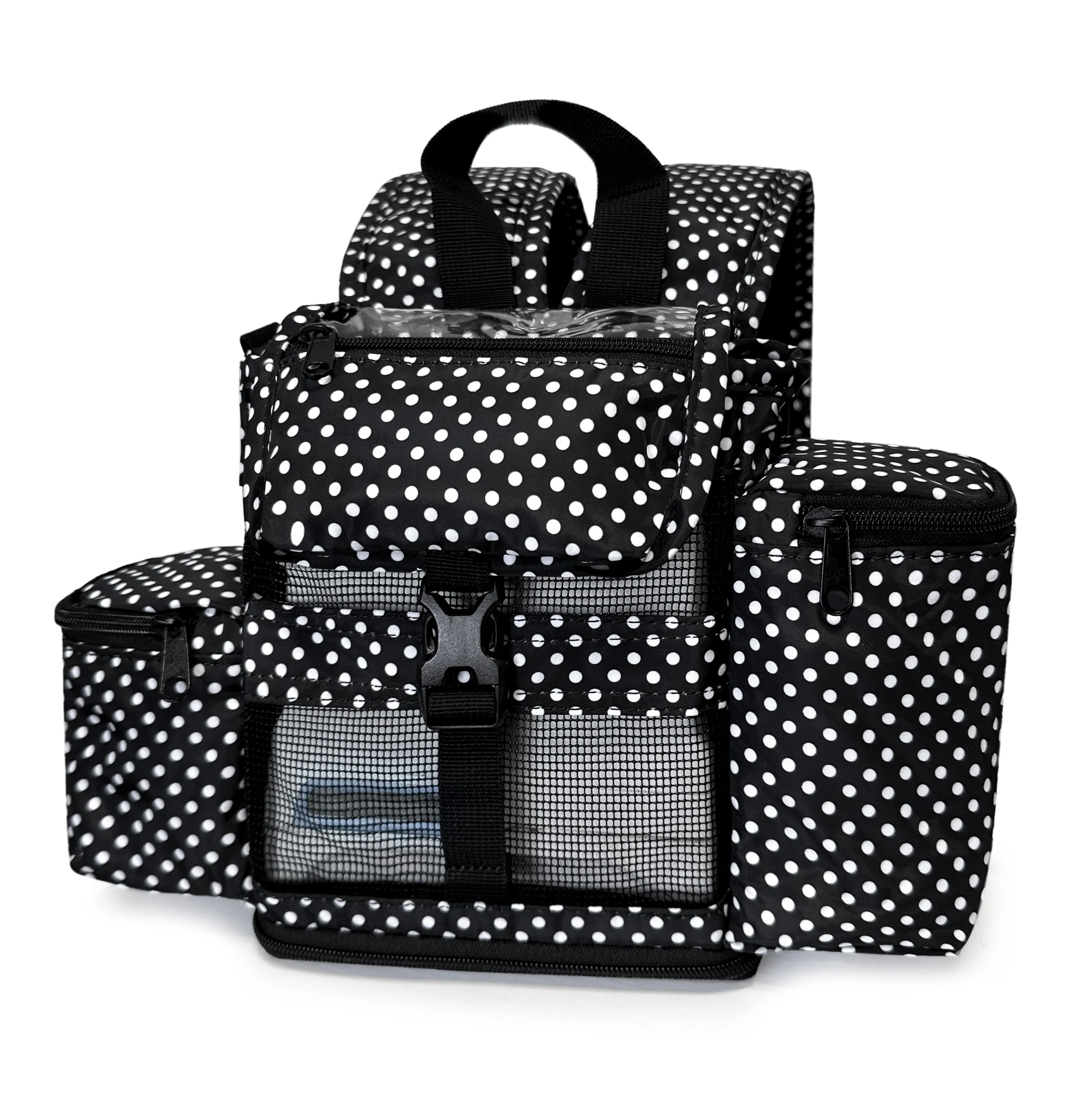 Inogen One G4 Lightweight Backpack w/Pockets - Polka Dot