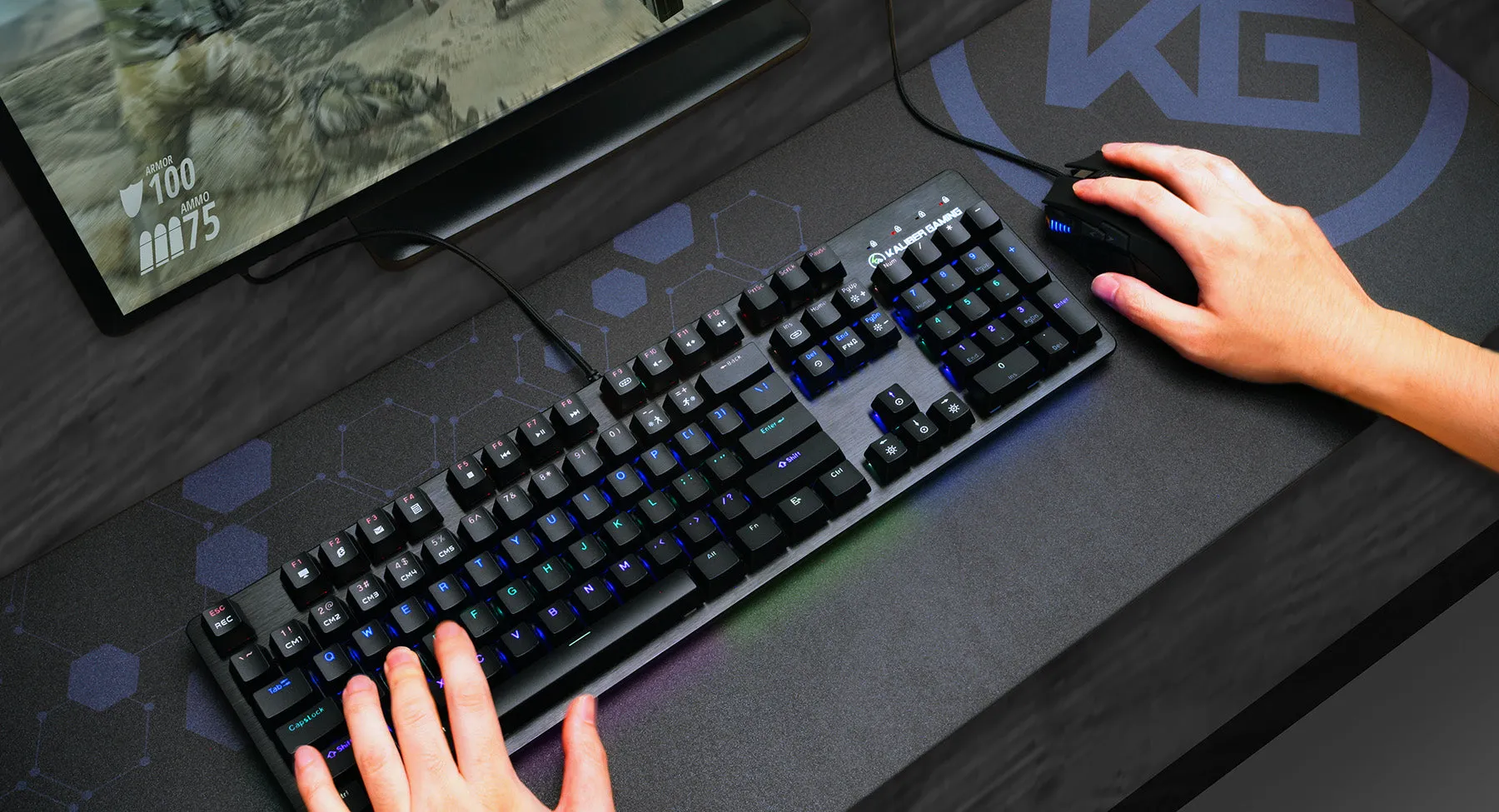 IOGEAR Gaming HVER STEALTH Gaming Keyboard