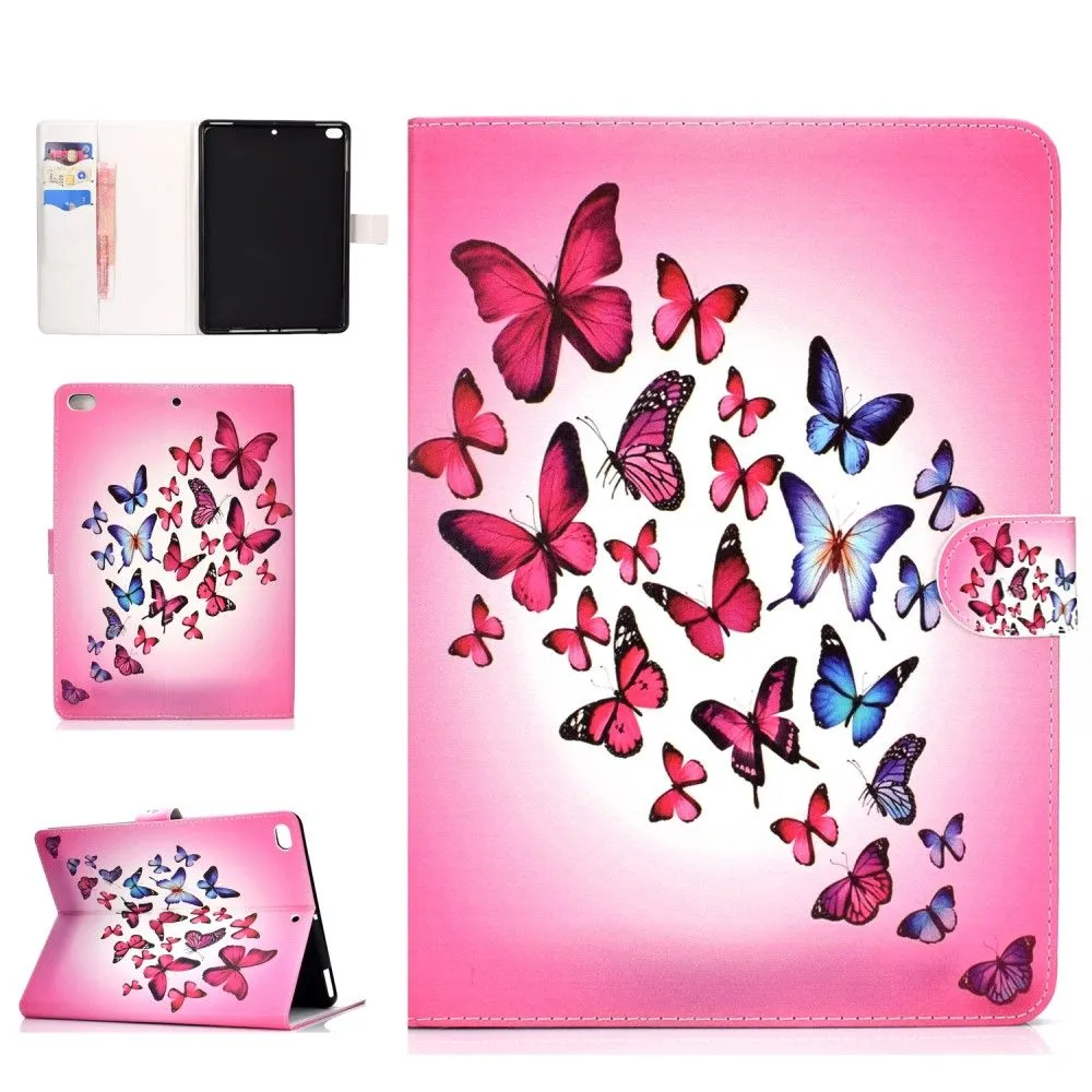 iPad 10.2 (2021) / Air (2019) cool pattern leather flip case - Beautiful Butterfly