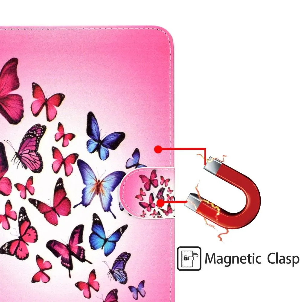 iPad 10.2 (2021) / Air (2019) cool pattern leather flip case - Beautiful Butterfly