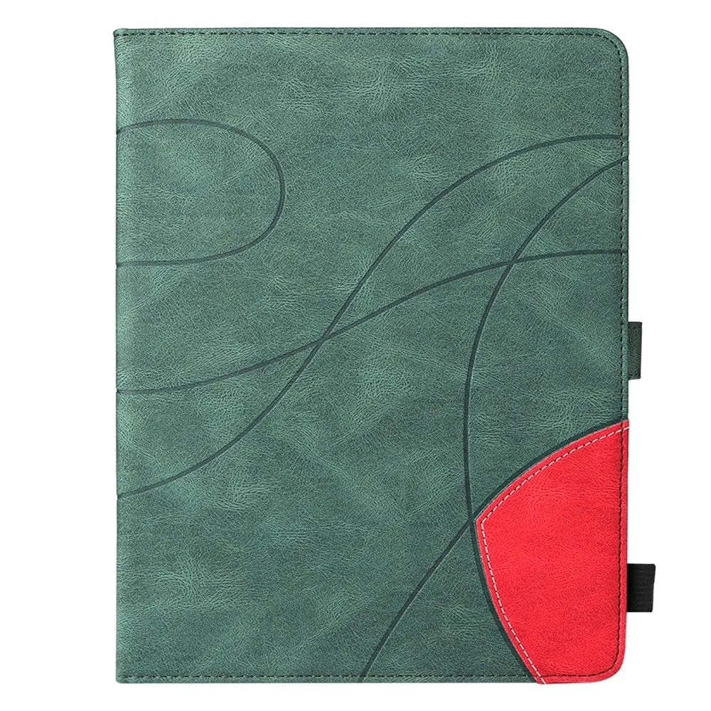 iPad Pro 12.9 (2021) / (2020) / (2018) KT dual color leather flip case - Green