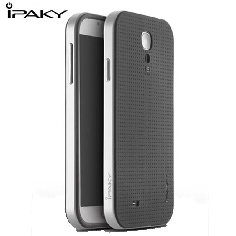 IPAKY Original TPU Hybrid Phone case for Samsung galaxy S6 edge PC Frame & Silicon Back Cover for Galaxy S4 S5 S6 / S6 edge case