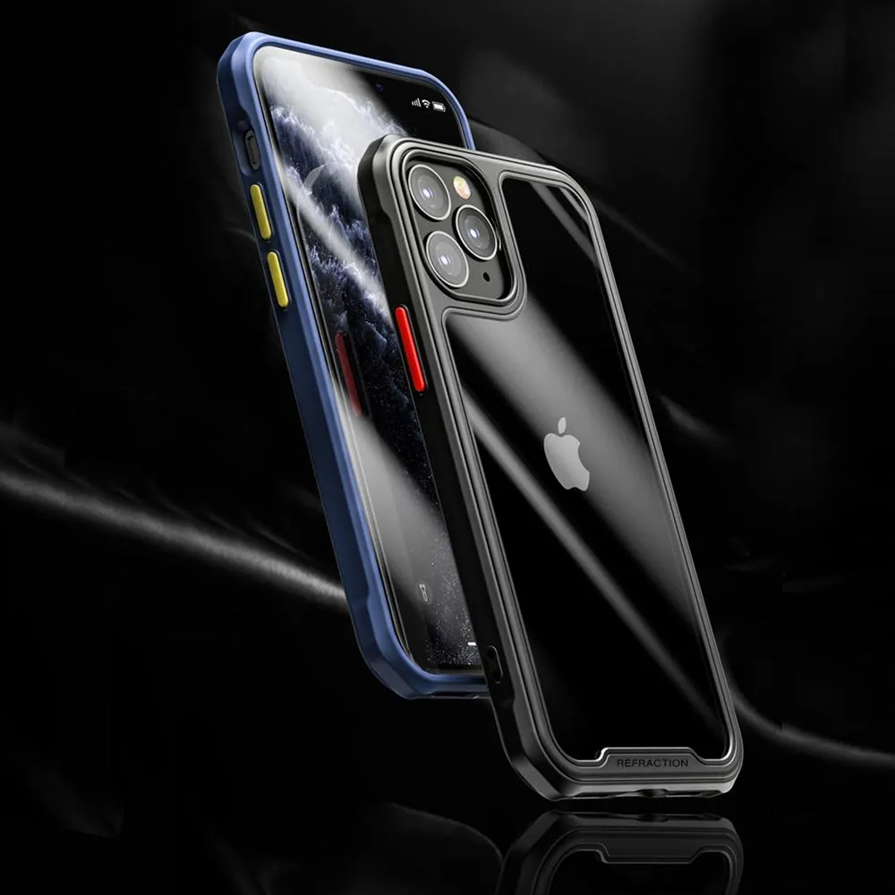 iPhone 12 Durable Shockproof Refraction Fiber Case