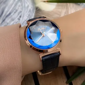 Irregular Mirror With Scale Women's Watch