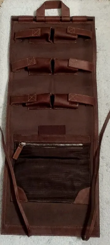 John Allen's- Gentlemen's Leather Personal Grooming Travel Case