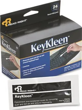 Keykleen Keyboard Cleaner Swabs 24/Box