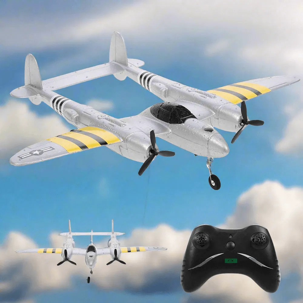 Kids FX-816 P38 RC Airplane 2.4GHz RC Plane Toy