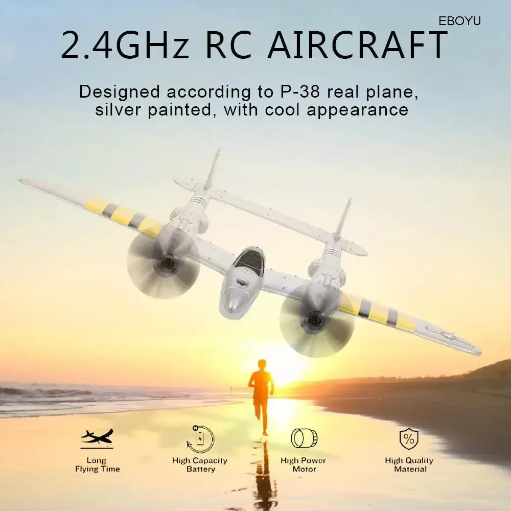 Kids FX-816 P38 RC Airplane 2.4GHz RC Plane Toy