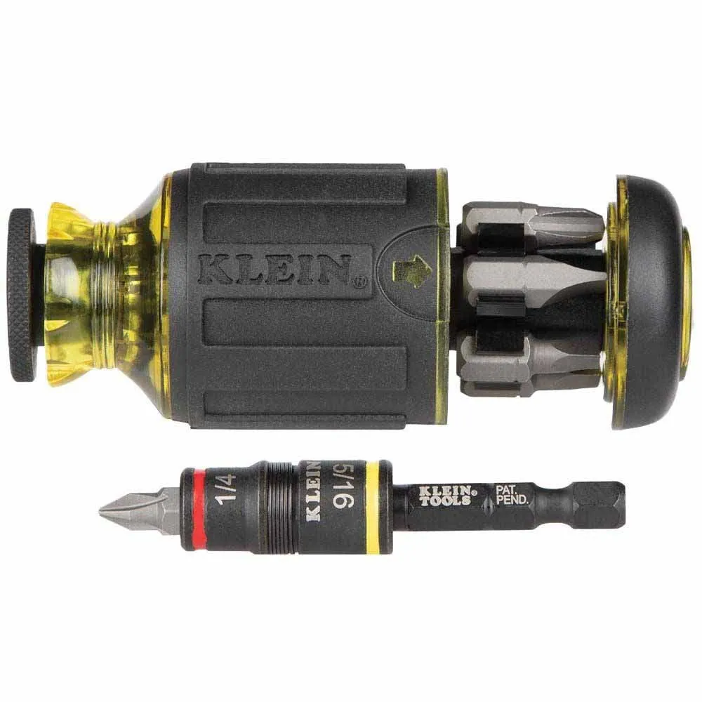 Klein Tools 32931 3-in-1 Impact Rated Flip Socket Set