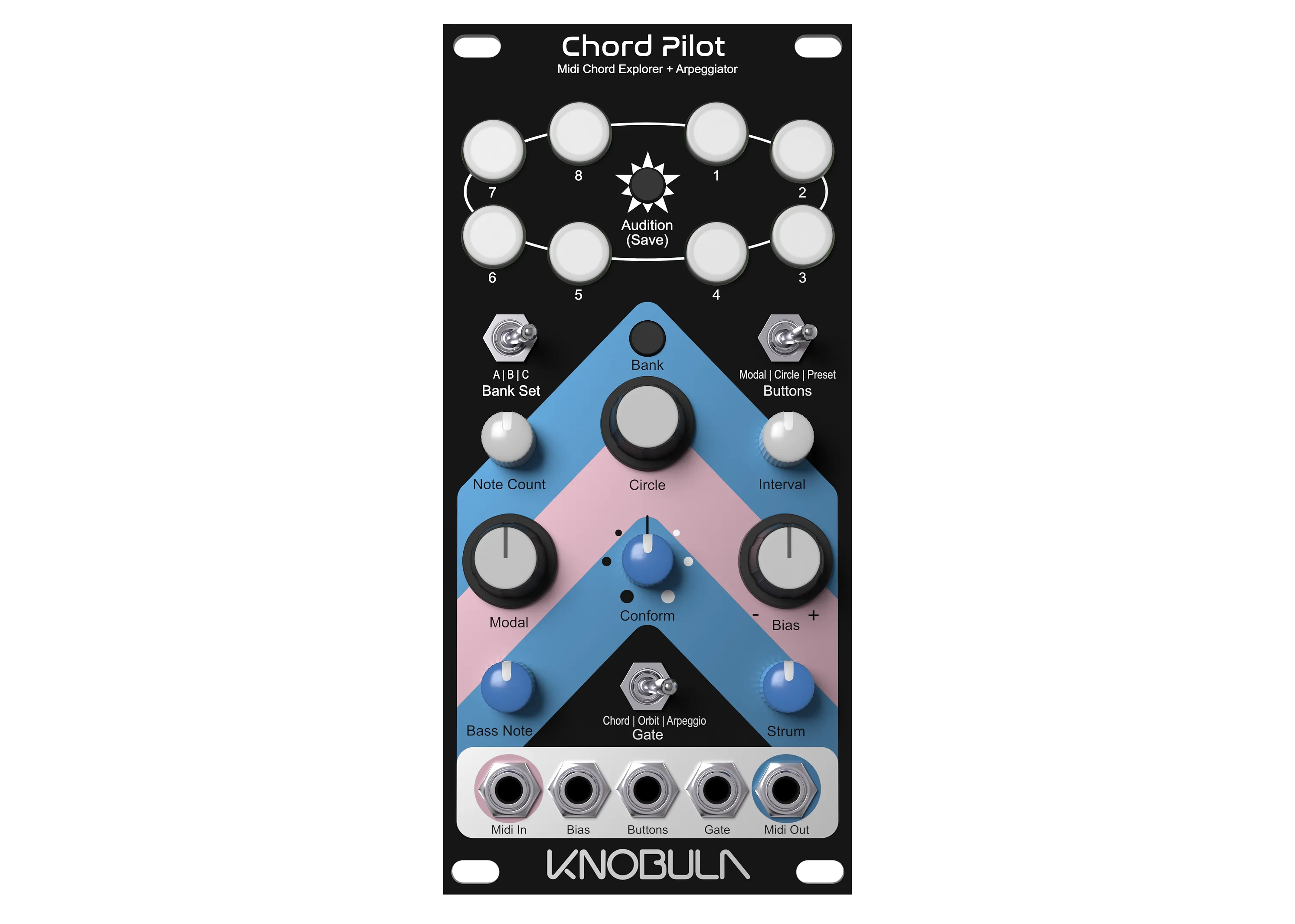 Knobula Chord Pilot Midi Chord Generator