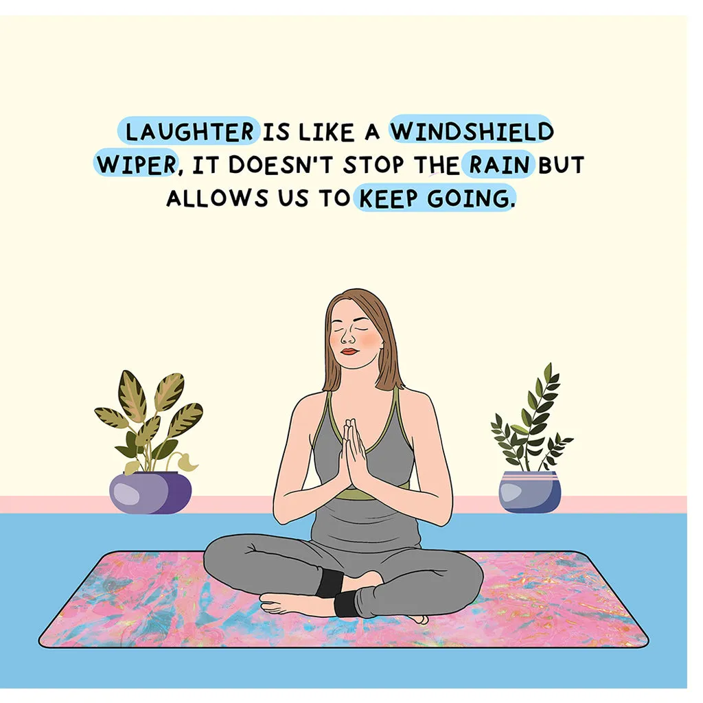 Laughter Is Like A Windshield Doodle Card