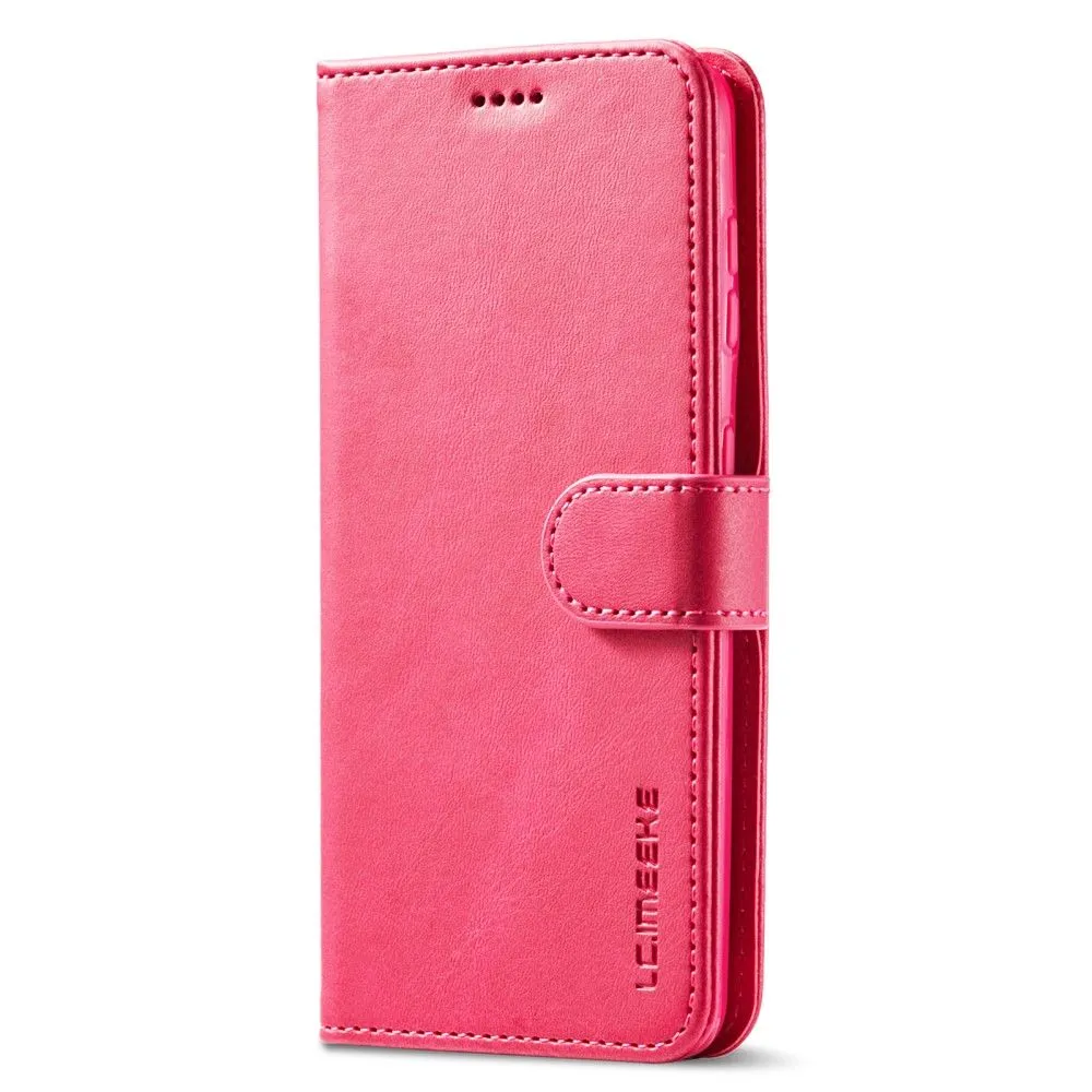 LC.IMEEKE Samsung Galaxy S21 Plus 5G Flip Case - Red